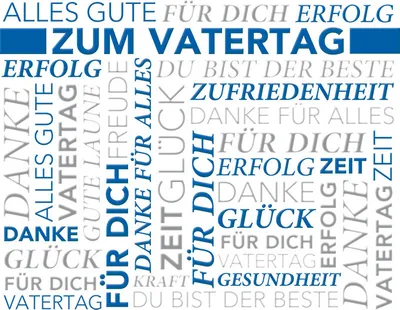 Produktbild von Vatertag - Glückwunschkarte im Format 11,5 x 17 cm mit Briefumschlag
