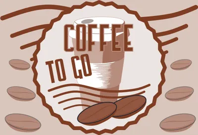 Produktbild von Verkaufsschild Schild Coffee to go A2 (420x594mm)