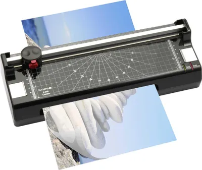 Produktbild von OLYMPIA A 240 Combo Laminier- und Schneidegerät DIN A4 silber/schwarz