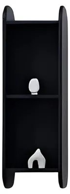 Produktbild von Stilvoller Schwarzes Holzregal Regal für das Wohnzimmer Designermöbel Regale