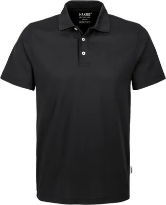 Produktbild von HAKRO Poloshirt Coolmax (Polyesterfasern) #806 Herren Gr. M schwarz