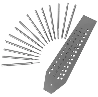 Productafbeelding van Set van 14 stuks met schroefdraad- en schroefdraadverbindingsgereedschap voor kleine reparaties - 0,7-2 mm