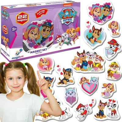 Zdjęcie produktu dla MAKSIK Psi Patrol Happy Day Zestaw Magnesów ML4034-04 53799