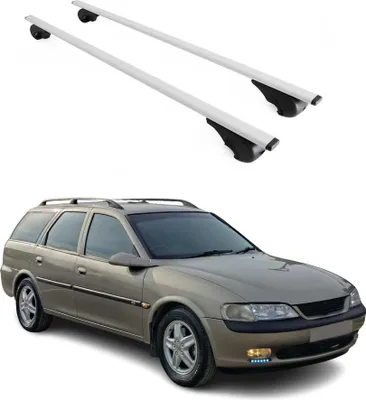 Produktbild von Dachträger Gepäckträger für Opel Vectra B Caravan 1996-2002 Metall Grau