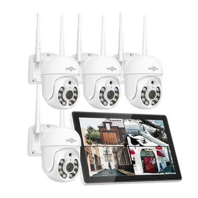 Zdjęcie produktu dla system kamer bezpieczeństwa 3 MP, monitor 10,1", dwuzakresowa łączność bezprzewodowa z noktowizorem, system PTZ 3 MPWtyczka UEBrak