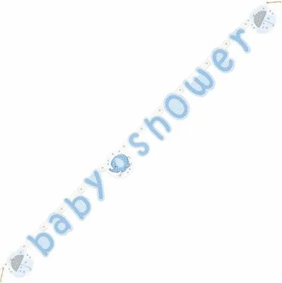 Produktbild von Baby Shower Elefant Junge Girlande
