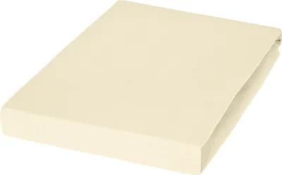 Produktbild von Janine Design Elastic-Jersey Spannbetttuch (für Box-Spring Betten) TOPPER 5001 Farbe leinen Größe 150x200 cm