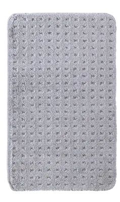 Produktbild von etérea Badteppich Badläufer Lizz Hochflor Shaggy , 70x120 cm Silber