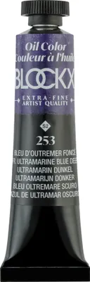 Produktbild von Blockx 3x Ölfarbe, Tube 20ml Ultramarinblau dunkel| 212253BXC