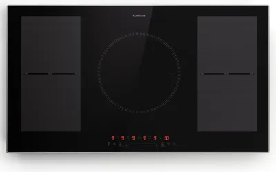 Image de Klarstein Plaque à induction, plaque vitrocéramique, table à induction 7000 W 4 plaques, table à induction intégrée avec écran tactile et minuterie, table de cuisson moderne avec protection contre la surchauffe