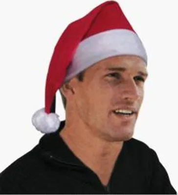 Produktbild von Weihnachtsmann-Mütze Hut Weihnachtsbommel Weihnachtsfeier Wintermütze Uni