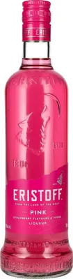 Image de Eristoff PINK Strawberry Flavours & Vodka Liqueur 18% Vol. 0,7l