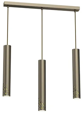 Productafbeelding van Drie-lamps hanglamp op rail, model ALTRO BUBLE 4191, Luminex