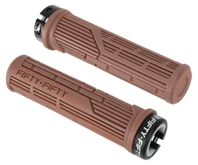 Produktbild von MTB Griffe Lock-on Fahrradgriffe Mountainbike Weich Bequem Rutschfest Braun 20-23mm