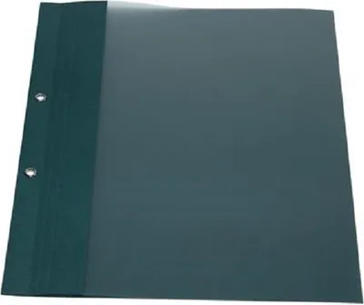 Produktbild von Berichtsmappe grün 100er Pack2 fach geöst silberne Ösen mit Folie