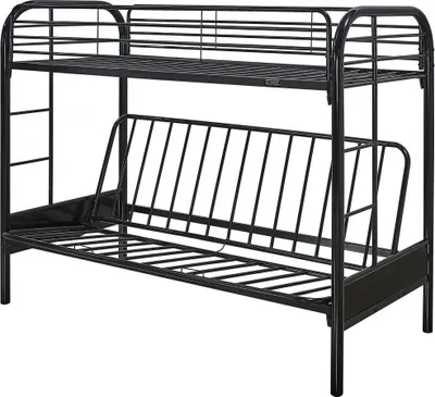 Produktbild von Hochbett "POLO" - 90 x 190 cm - Schwarz