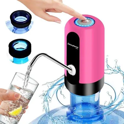 Obrázek produktu pro Ruční dávkovač vody s funkcí nabíjení přes USB – přenosná pumpa na láhve s vodou pro domácnost, kancelář a kempování