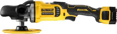 Obrázek produktu pro Dewalt DCM849P2-QW Bezkartáčová rotační leštička kovů XR 18V Li-Ion 5Ah