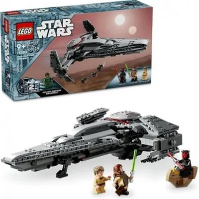 Produktbild von LEGO Star Wars Darth Mauls Sith Infiltrator, Spielzeug mit Minifiguren inklusive Anakin Skywalker, Geschenke für Jungen und Mädchen ab 9 Jahren 75383