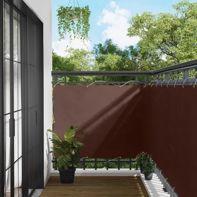 Obrázok produktu pre Balkónová obrazovka Hnedá 110 x 700 cm Oxfordská látka