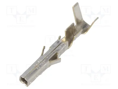 Zdjęcie produktu dla 20 sztuk, złącze Kontakt 1586315-1, raster 4,20 mm, 2-pinowe, gniazdo, przewody 0,2÷0,8 mm², ocynkowane