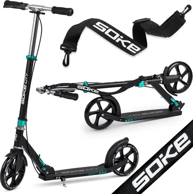 Immagine prodotto di Soke City Scooter Nero E Turchese