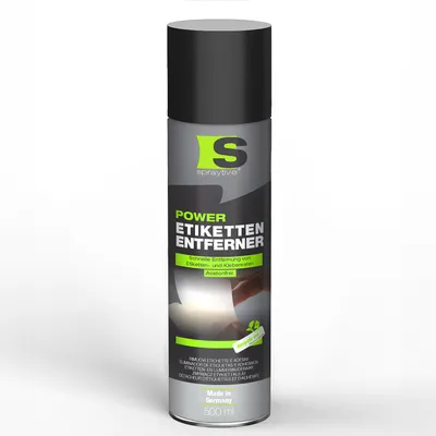 Produktbild von Spraytive 1x 500ml Power Etikettenentferner – Acetonfrei, Klebereste-Entferner & Etikettenlöser, Reiniger für Aufkleber & Markierungsfarben