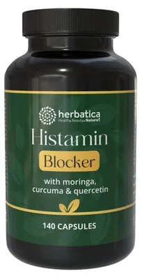Obrázek produktu pro Histamin blocker s moringou, kurkumou a kvercetinem - 140 kapslí - Herbatica