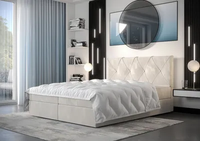 Obrázek produktu pro Hotelová postel LILIEN - 180x200, béžová