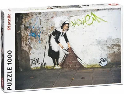 Immagine prodotto di Puzzle 1000 Elementów Pokojówka Banksy Piatnik