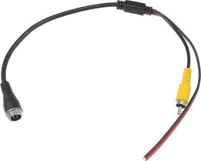 Produktbild von Auto-Kamera-Adapter M12-Steckernetzteil nach RCA-AV-Bus mit Triggerdraht - Für Rückfahrkameras