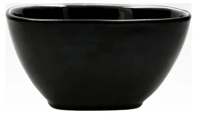 Produktbild von Geschirrserie Elements | glasiertes Steingut, Farbe: schwarz, Müslischale 650ml