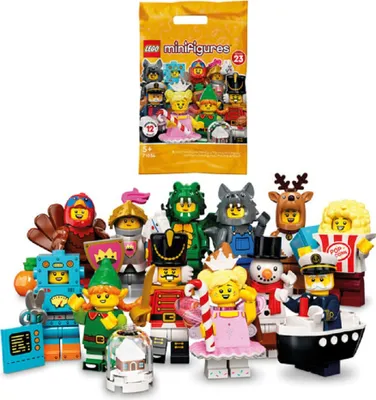 Zdjęcie produktu dla LEGO 71034 Minifigures Seria 23, Zestaw do budowania, 5 lat(a), Plastik, wybór losowy