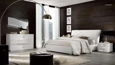 Obrázek produktu pro Postel Rámy postelí Postele v rámu Dvoulůžkové manželské postele Bílý moderní design