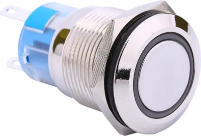 Immagine prodotto di Interruttore a pressione in metallo, pulsante in metallo, interruttore a scatto, pulsante impermeabile, interruttore a pulsante, accessori per auto
