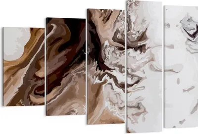 Produktbild von Bild auf Leinwand - Leinwandbild - Abstraktion modern - 150x100cm - Wand Bild - Wanddeko - Leinwanddruck - Bilder - Kunstdruck - Wanddekoration - Leinwand bilder - Wandkunst - EG150x100-4073