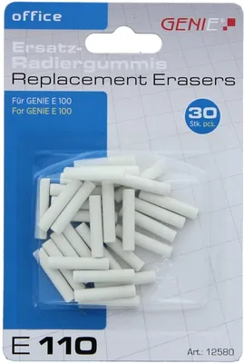 Zdjęcie produktu dla Genie E 100, Guma, Biały, 25 mm, 5 mm, 24 g, 30 szt.