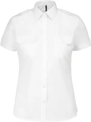 Produktbild von Kariban Kurzarm-Pilotenhemd für Damen