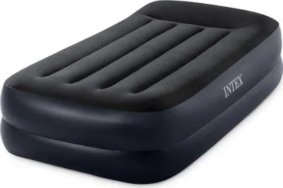 Produktbild von Intex Luftbett Pillow Rest Raised Twin 1-Person E-Pumpe 46cm Blau