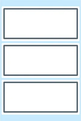 Produktbild von HERMA Book labels 82x36mm grey frame 6 sh.