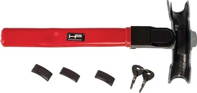 Image de Antivol de direction Rotary Lock G.1kg L480xl110xH85mm rouge