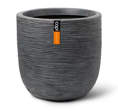 Obrázok produktu pre Capi Europe - Kvetináč Odpadové rebro NL - Terrazzo sivá - 35x34 - KTGR932