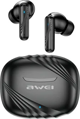Obrázek produktu pro Sluchátka Awei Bluetooth 5.3 Ta6 Anc+ s dokovací stanicí černá