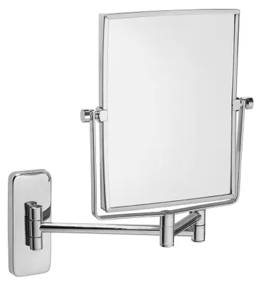 Produktbild von Kosmetikspiegel zum Einhängen Eckig, 150x205mm, Chrom
