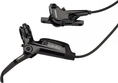 Produktbild von SRAM Level T Scheibenbremse hinten hydraulisch mit 1800 Millimeter Leitung, zwei Kolben, Aluminium, DOT 5.1, MatchMaker kompatibel, schwarz