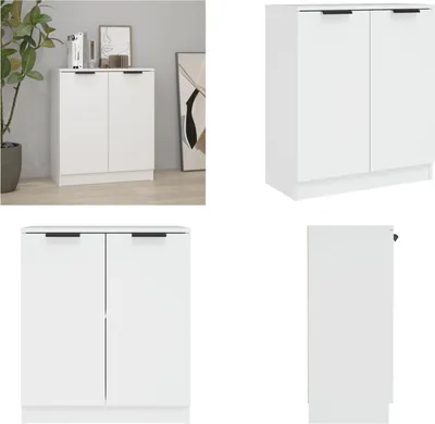 Obrázok produktu pre vidaXL Príborník biely 60x30x70 cm Materiál na báze dreva - Príborník - Príborníky - Skriňa - Úložná skriňa