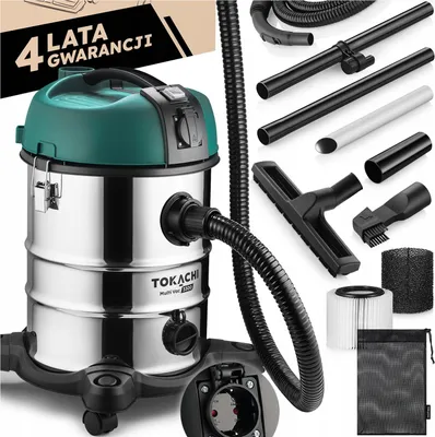Obrázok produktu pre Prístroj na odsávanie prachu a jemného prachu Tokachi Multi Vac 3300, 3300 W, objem 25 litrov, vhodný na odstraňovanie prachu, sadry a iných jemných častíc