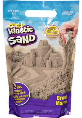 Image de Kinectic Sand Play Sand Brown in Bag, 907 grammes