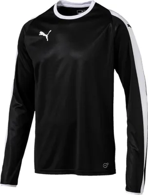 Produktbild von Puma Liga Herren Langarm Fussball Trikot Männer schwarz weiß Gr L