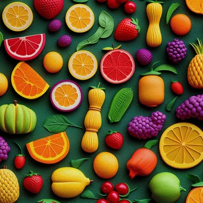 Produktbild von OUTDOOR DEKOSTOFFE OXFORD - Motiv Obst | DX6161